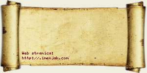 Irena Miljanić vizit kartica